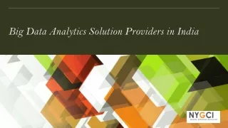 big data analytics solution providers in india