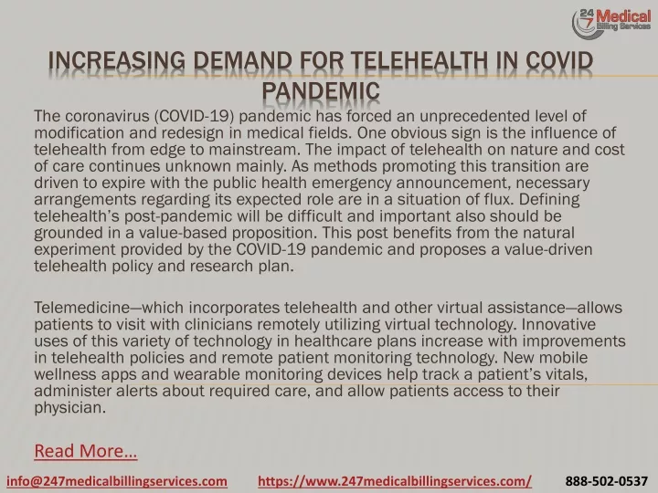 increasing demand for telehealth in covid pandemic