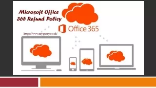 Microsoft Office 365 Refund Policy