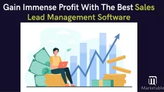 Get Profit With The Best Sales Lead Management Software