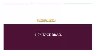 heritage brass