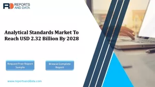 Analytical Standards Market Data Information 2027