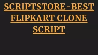 scriptstore best flipkart clone script