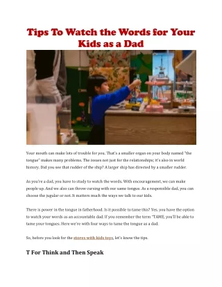 stores with kids toys