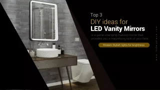 Top 3 DIY ideas for LED Vanity Mirrors