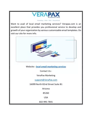 Local Email Marketing Services | Verapax.com