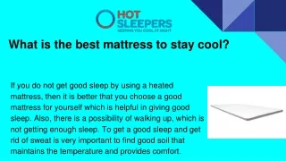 What is the best mattress to stay cool_ (1)
