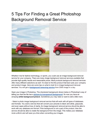 5 tips for finding a great photoshop background
