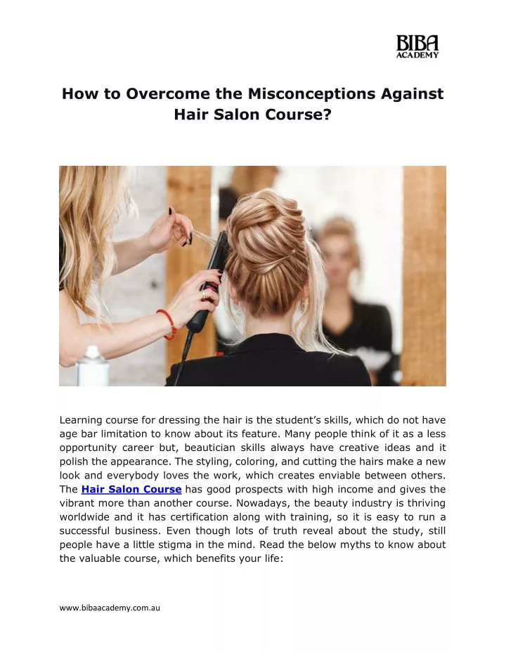 how to overcome the misconceptions against hair