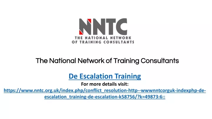 the national network of training consultants