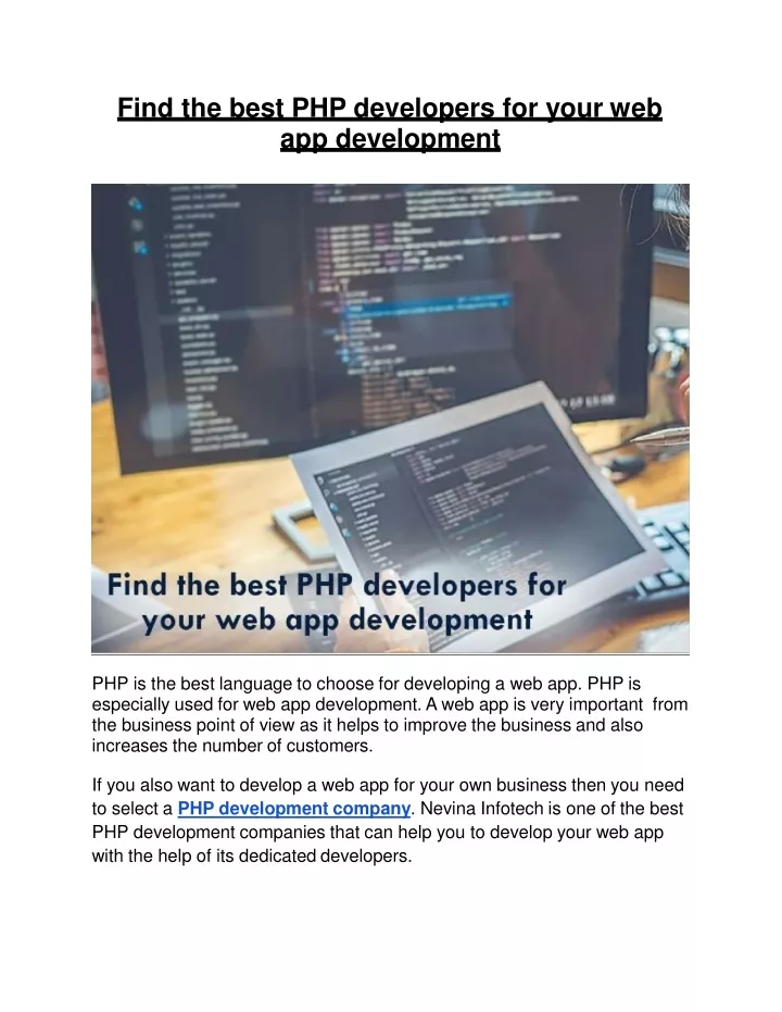 find the best php developers for your