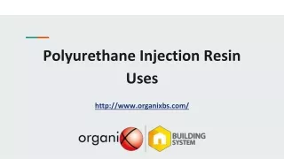 polyurethane injection resin uses