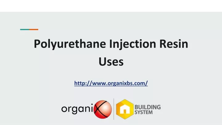 polyurethane injection resin uses