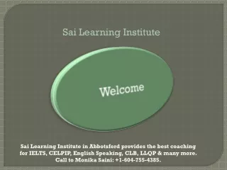 sai learning institute