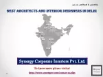 Best Architects And Interior Designers In Delhi - slide 1