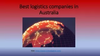 best logistics companies in australia