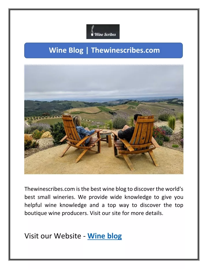 wine blog thewinescribes com