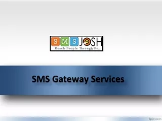 Bulk SMS Gateway Service Providers in Hyderabad, SMS Gateway In Hyderabad