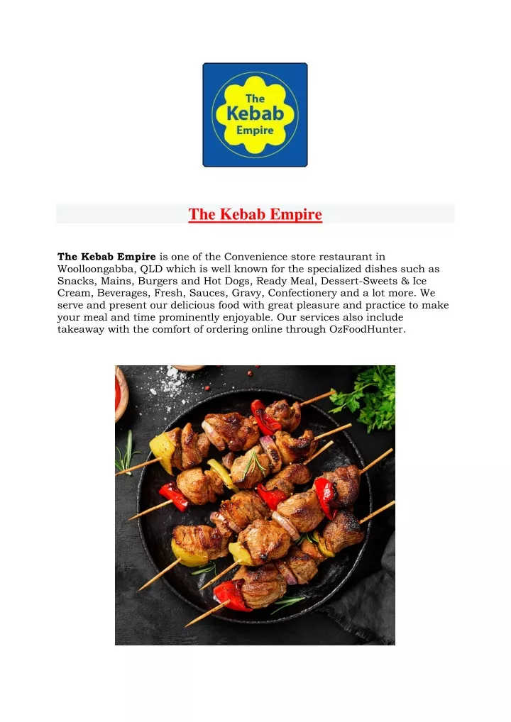 the kebab empire