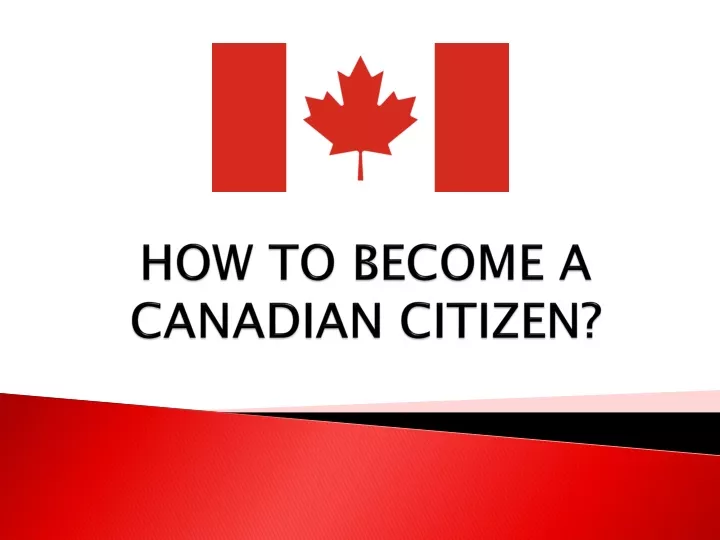 How To Become A Canadian Citizen N 