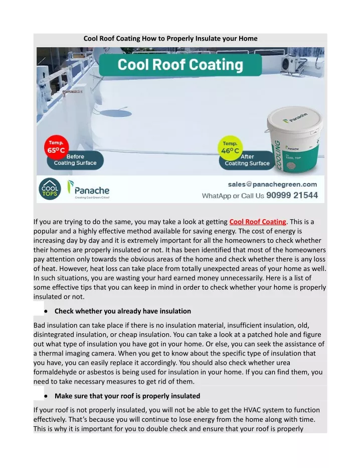 cool roof coating how to properly insulate your