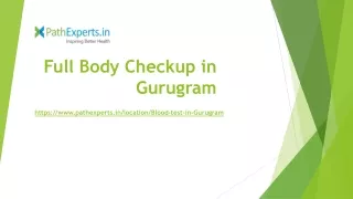 full body checkup in gurugram