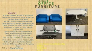Saint albans second hand office furniture