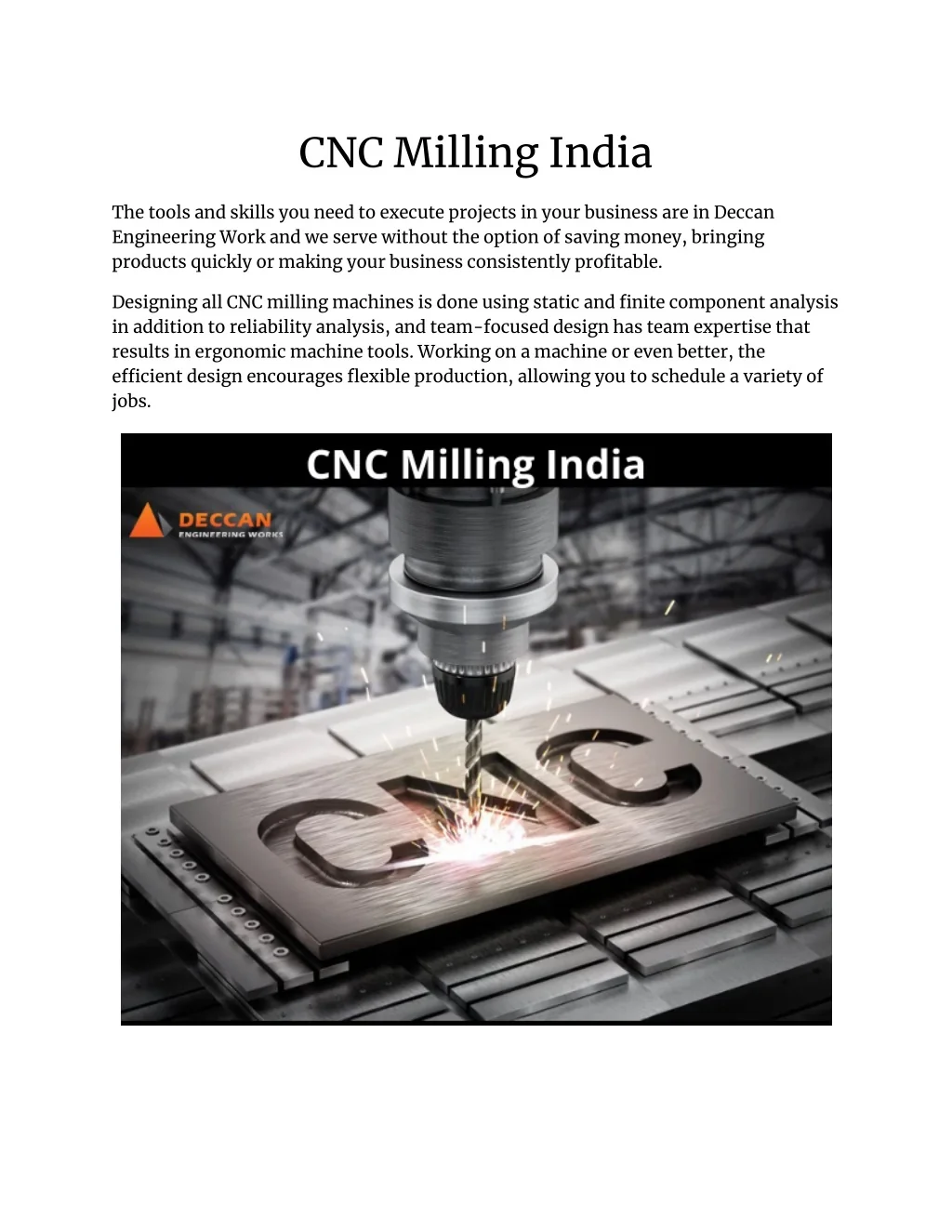 PPT - CNC Milling India PowerPoint Presentation, free download - ID ...