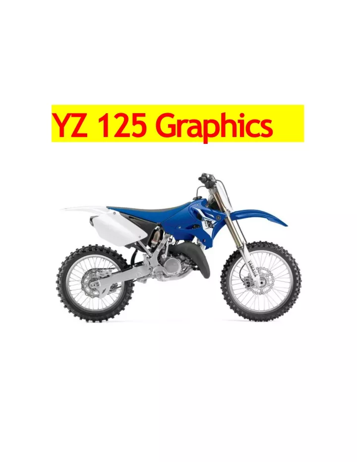 yz 125 graphics