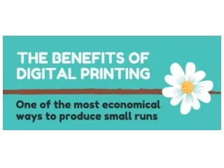 Advantages of Digital Printing
