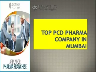 Top Pcd Pharma Company in Mumbai