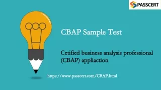 cbap sample test cbap sample test