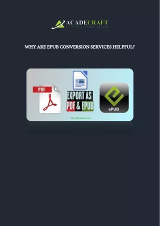 why are epub conversion services helpful