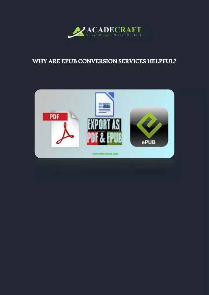 why are epub conversion services helpful