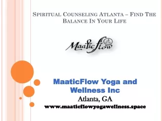 Spiritual Counseling Atlanta – Find The Balance In Your Life
