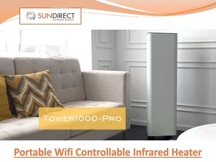 portable wifi controllable infrared heater