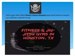 Fitness & Jiu-Jitsu gyms in Houston, TX
