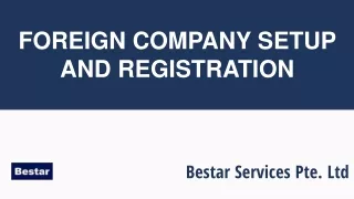 foreign company setup and registration