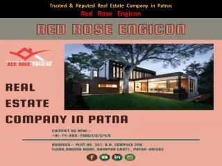 Trusted & Reputed Real Estate Company in Patna: Red Rose Engicon
