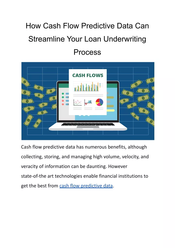 how cash flow predictive data can