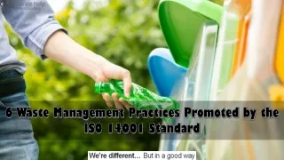 6 waste management practices promoted