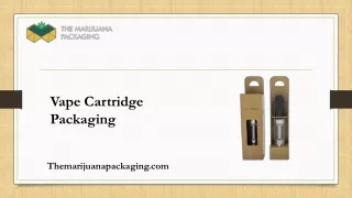 Vape Cartridge Packaging