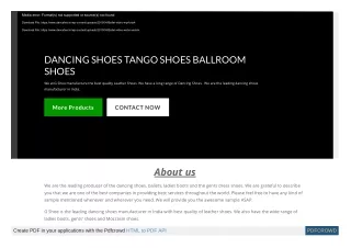 Buy best swing and tap dance shoes online - Dance shoes
