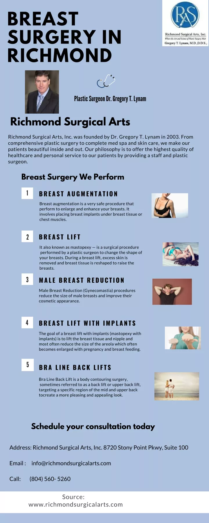 breast surgery in richmond