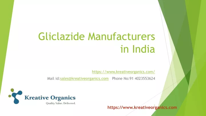 gliclazide manufacturers in india