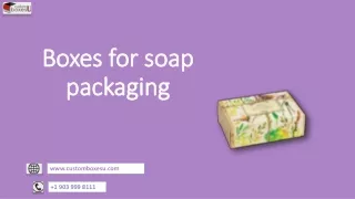 boxes for soap packaging