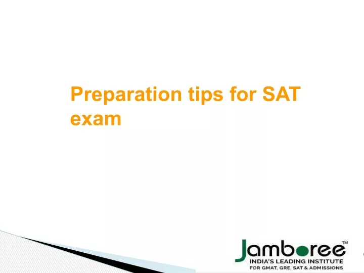 preparation tips for sat exam