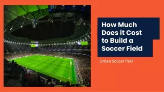 How Much Does it Cost to Build a Soccer Field