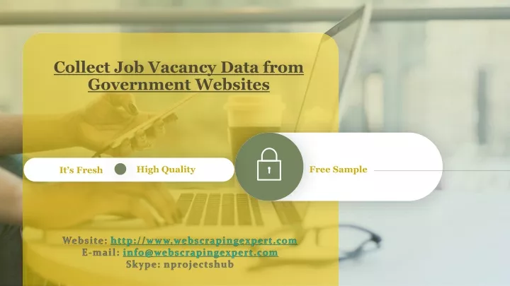collect job vacancy data from government websites