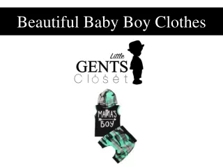 Beautiful Baby Boy Clothes